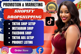 setup tiktok shop, instagram shop, boost shopify sales, shopify dropshipping