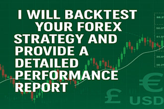 backtest your forex strategy and provide a detailed performance report