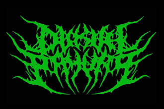 create a brutal death metal logo