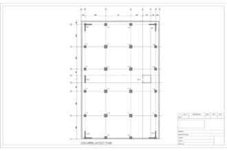 draw complete rcc structural plan for residential or commercial