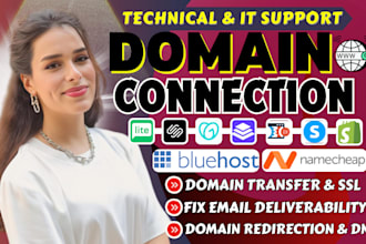 connect domain, transfer domain, redirect domain, from godaddy, squarespace, wix