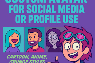 make a cartoon or fandom avatar design