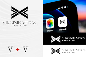 create professional vector logo