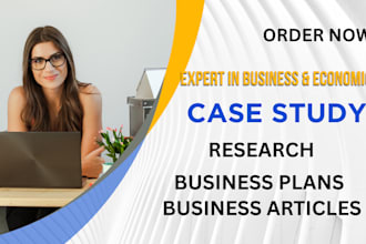do economic business research and case study