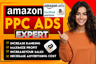 handle amazon PPC campaign setup sponsored ads and daily optimization
