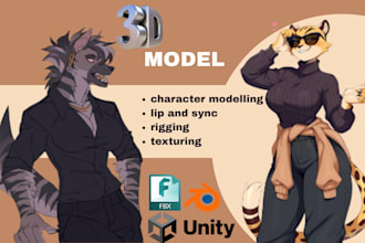 do unity character design custom vrchat anime avatar vrchat character