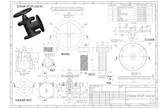 provide detailed engineering cad drawings and 3d models