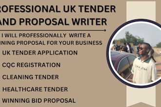 bid UK tender, write bid proposal, healthcare tender, cqc and nhs care tender