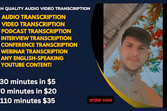 transcribe youtube audio, video, podcast, interview, webinar transcription