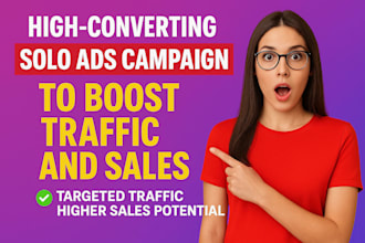 guarantee 25000x affiliate website clicks targeted solo ads campaign