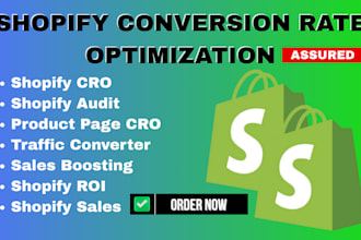 boost shopify cro through audit, with optimization for shopify sales