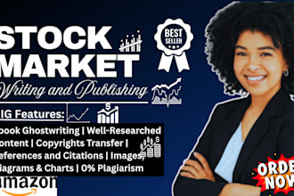 write stock market ebook, crypto ebook, investment, stock trading, ebook writer