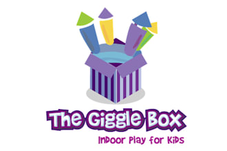 design important awesome giggle box logo