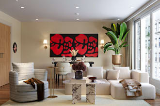 archviz 3d luxury living room,TV wall, enscape render,3d initial room, furniture