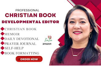 developmental edit christian book dailydevotional memoir kindle paperback upload