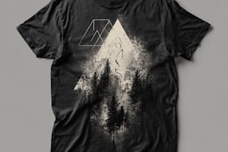 draw custom typography t shirt text or font logo design