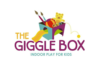 design wonderful awesome giggle box logo