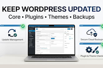 maintain your wordpress or woocommerce website
