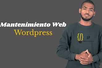 mantenimiento de tu sitio web wordpress o woocomercer