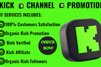 do organic  kick channel promotion