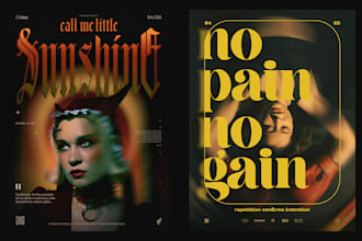 make poster art for your bussines, gigs and decoration