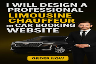 design a professional limousine, chauffeur website
