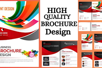 design canva brochure, bifold, trifold, catalog, sellsheet, profile, magazine