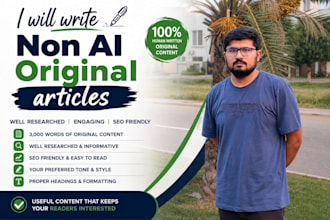 write non ai original articles
