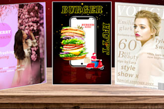 craft social media posters and photo edits