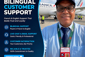 be your professional french and english support agent