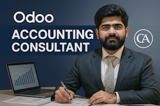 do expert odoo accounting setup, data transfer, and financial reporting