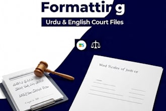 format urdu legal documents and petitions professionally