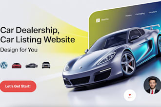 develop a wordpress car dealership, car listing website for you
