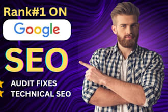 fix technical SEO issues and do audit fixes for wordpress websites