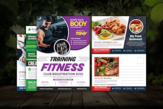 do promotional poster, flyer, banner, direct mail, eddm postcard design