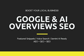 optimize your local business for google ai overviews with llm SEO