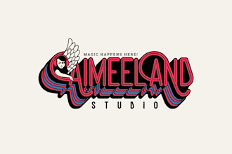 do a unique handwritten and typography logo for your brand