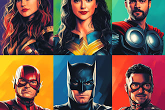 do comic book art and comic book illustration
