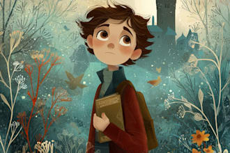 draw fairy tale illustrations for book stories