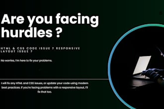 fix HTML and CSS issue
