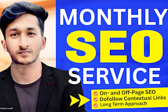 provide high authority SEO backlinks off page service