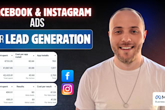set up and manage your facebook and instagram ads campaigns for lead gen