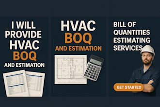 do hvac boq estimation