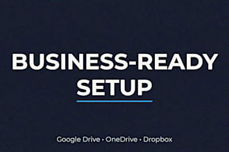organize google drive onedrive or dropbox