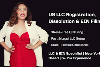 handle US llc registration dissolution and ein filing