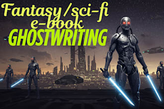 be your gripping fantasy or scifi ghostwriter