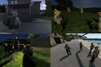 build somethuhdayz map, fallout 4, arma reforger, coding, and server setup