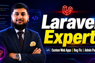 build custom laravel, admin panel or fix bugs