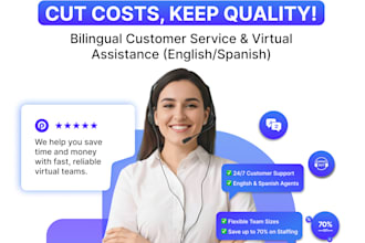 be your customer support in english and spanish
