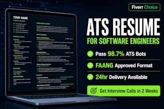 write ats optimized tech resume that gets interviews